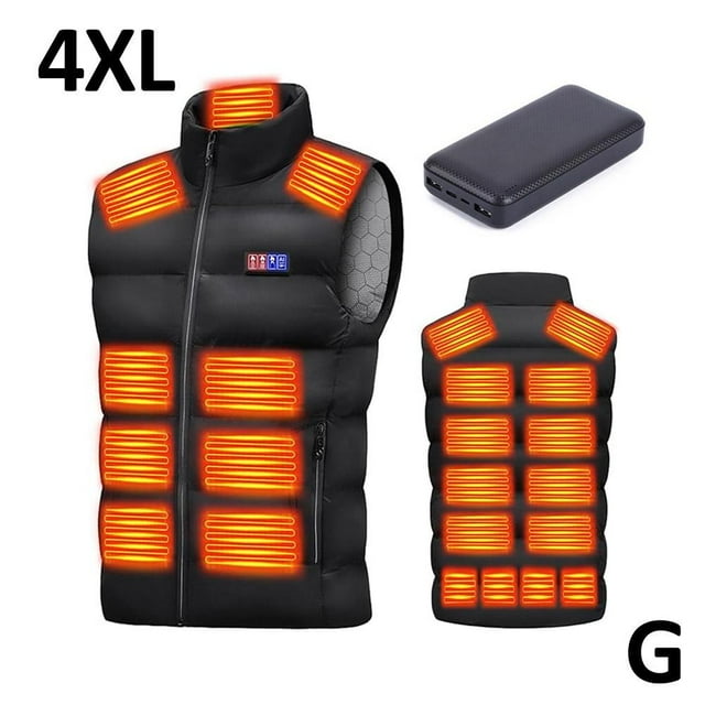 Heated Winter Vest 20000 Mah Strong Heated Vest Stay Warm Hot A0