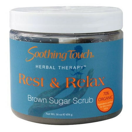 Soothing Touch Herbal Therapy Brown Sugar Scrub Rest & Relax 16 oz