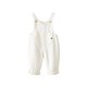 thumbnail image 1 of Odeerbi 2-8 Años Niños Niñas Corduroy Overalls Detachable Correa Bib Pantalones Generales Primavera Verano Color Sólido Denim Romper Sudadera, 1 of 7