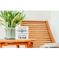 thumbnail image 4 of Zomyto 5x5 IN I Either Drink Coffee Or I Say Bad Words Funny Rustic Coffee Wooden Box Sign, 4 of 7