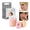 Pink, variant on SilkAir Mini Triangle Powder Puffs, Makeup Applicator, Latex-Free Velvet with Sponge Core, Red, 6 Mini Puffs per Pack, Washable Wet or Dry, All Skin Types | RUBY VIBE CO