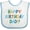 White and Blue, variant on Inktastic Happy Birthday Dad Boys or Girls Baby Bib