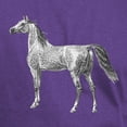 thumbnail image 3 of CafePress - Arabian Horse Dark T Shirt - Men's Classic Graphic Cotton T-Shirt, 3 of 4