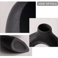 thumbnail image 6 of Linqz 2-Pack Black Ceramic Vase Set, Modern Hollow Design, Minimalist Home Decor for Living Room & Table Centerpiece, 6 of 9