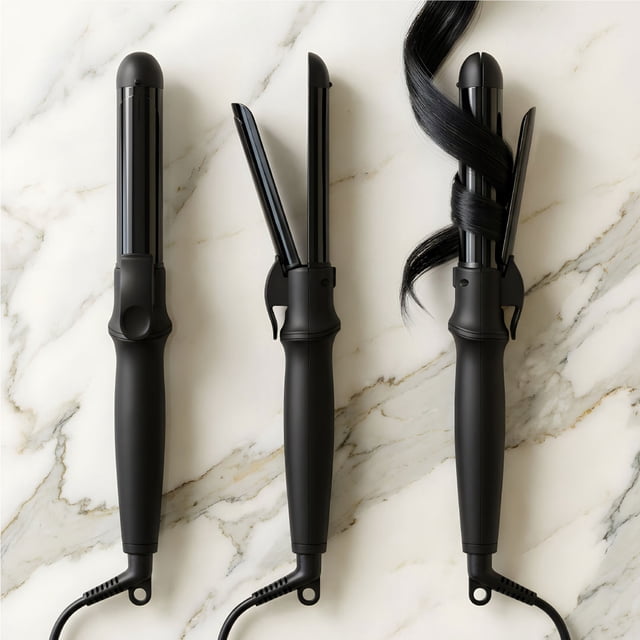 Rizadora y Alisadora 2 en 1 para el cabello Tubo de Ceramica