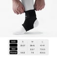 thumbnail image 4 of GHSDFBB AUULA 1 Pack Ankle Support Brace, High Elasticity Ankle Support Socks, Adjustable Compression Ankle Protector Stabilizer, Breathable Protection Straps for Sport Injuries Recovery, Anti-S, 4 of 7