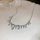 thumbnail image 3 of Collar con borlas y gotas de agua geométricas irregulares yuxing, 3 of 4