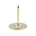 thumbnail image 4 of Uxcell 0.63''x0.79'' Clavos de tapicería con cabeza plana para muebles, tono dorado de hierro, 60 piezas, 4 of 5