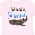 thumbnail image 4 of Inktastic Whale, Hello Cute Whale Shark with Bubbles Boys or Girls Toddler T-Shirt, 4 of 5