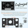 thumbnail image 2 of Premium Plus Stove Protectors for Bosch Gas Cooktop Model NGM5059UC, Custom Cut, Easy to Clean Stove Liner, Made in the USA., 2 of 8