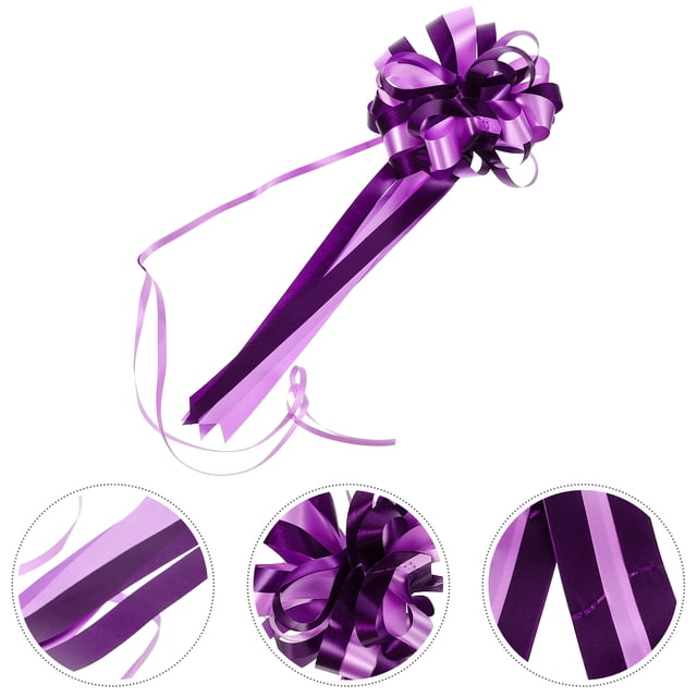 TABLETREANDS 10Ud Floral Púrpura Con Para Decorar Regalos Y Celebraciones Especiales