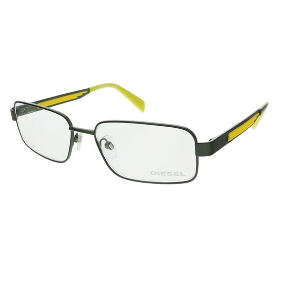 Diesel DL5051 097 Black Yellow Modified Rectangle Optical Frames for mens
