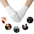 thumbnail image 3 of JISEN Men's Touch Screen Parade Nylon Cotton Gloves, White, 3 of 6