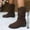 Coffee, variant on Viluyesy Womens Western Slouchy Boots, Pull-On Pointed Toe Chunky Heels Fashion Mid Calf Boots Brown US7