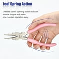 thumbnail image 4 of Carbon Steel Multi-Size Wire Looping Forming Pliers Pink, 4 of 7