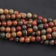 thumbnail image 3 of HOOUN Wholesale 450pcs Natural Picasso Stone Round Loose Beads 8MM 10 Strands, 3 of 6