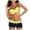 Yellow, variant on Tankini Sets for Women Women Two Pieces Bathing Top Ruffled With High Waisted Bottom Bikini Set Clothing Tankinis Set