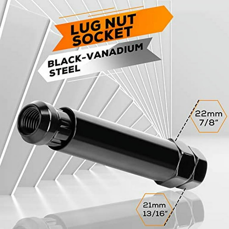 DYNOFIT 7 Spline Tuner Lug Nuts Key for Wrench with 13/16inch(21mm