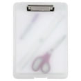 thumbnail image 3 of JAM Paper Plastic Clipboard with Storage, 9 x 13, Clear, 1 per Pack, 3 of 7