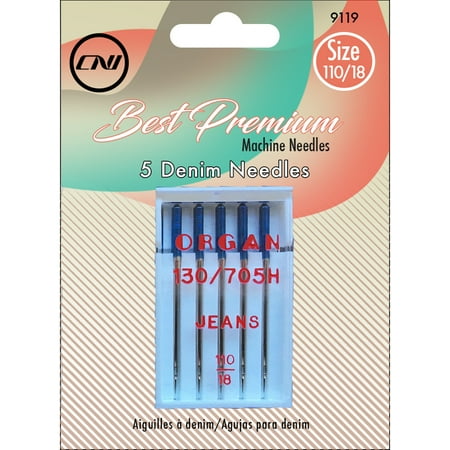 Denim Sewing Machine Needles 5/Pkg-Size 110/18 | Walmart Canada