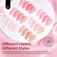 thumbnail image 4 of Set de esmaltes de uñas en gel Beetles Spring 6 colores Jelly Nude Pink, 4 of 7