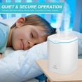 thumbnail image 4 of RAPOBRIX 2L Small Cool Mist Humidifier for Bedroom - Portable USB Quiet Ultrasonic with 2 Mist Modes & Colorful Lights, 4 of 6