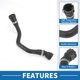 thumbnail image 3 of Manguera del radiador del motor Unique Bargains No.11537505950 Manguera del tanque de expansión para BMW X5 2000-2003 de goma negra, 3 of 6