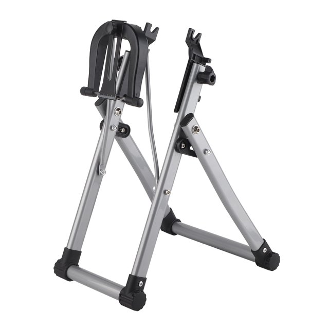 Aluminum Alloy Bike Wheel Truing Stand, Durable and Compact Design, Suitable for 100MM Front Drum Drive, 135MM Rear Drum Drive