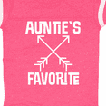 thumbnail image 4 of Inktastic Aunties Favorite Niece Nephew Boys or Girls Baby Bodysuit, 4 of 5
