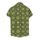 thumbnail image 4 of Blusa y camisa de manga corta con cuello vuelto para hombre, con botones y estampado navideño, informal, de manga corta y cuello vuelto., 4 of 4
