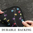 thumbnail image 6 of Multicolor Christmas Light Pattern Door Rugs,Washable Non Slip Door Mats Indoor,Decorative Door Mats,Entry Mat Indoor for Entrance,Bedroom,Kitchen,Bathroom,30"x17", 6 of 6