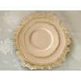 thumbnail image 3 of " OCCASIONS " 50 Plates Pack (25 Guests)-Heavyweight Wedding Party Disposable Plastic Plate Set -25 x 10.25'' Dinner + 25 x 7.5'' Salad /dessert plates (Rochelle Antique Rose and Gold), 3 of 5