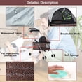thumbnail image 4 of Bestpet Posh Pet Stroller for Cats&Dogs, Leopard Skin, 4 Wheels, 4 of 7