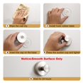 thumbnail image 3 of Ganchos de ventosa para colgar para ducha, baño, ganchos de ducha para ventanas de vidrio, espejo, azulejo, adhesivo, ganchos para toallas para colgar, bola de baño, bata, toalla, color plateado, paqu, 3 of 5