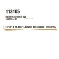 thumbnail image 4 of Supra Boat Raised Decal 113105 | SL24 Launch 18 x 1 3/4 Inch Black, 4 of 4