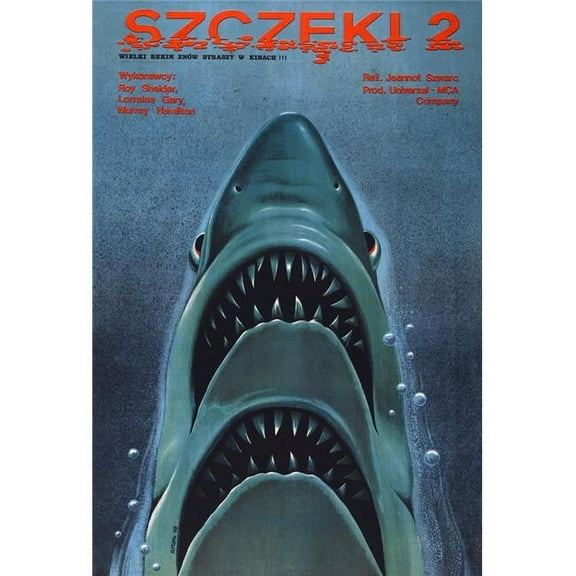 Everett Collection Jaws 2 Aka Szczeki 2 Polish Poster Art 1978 Movie Poster Masterprint