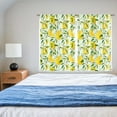 thumbnail image 5 of Nature Kitchen Curtains Lemon Tree Branches Yummy Delicious Gardening Design, Window Drapes for Cafe Decor, Fabric 2 Panels 26x36 Inch, 5 of 6