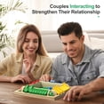 thumbnail image 6 of TAETOE Shut The Box Game Wooden with Dice, 2-4 Player Math Strategy Game for Adults Kids - Close The Box Board Number Learning Activity, Family Travel Pub Games, 6 of 7