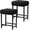 2PCS/Black, variant on Bar Stool Cover Rectangle Stretch Counter Height Barstool Slipcovers Rectangular Vanity Stool Cover Kitchen Counter Saddle Seat Cover for Wooden Metal Bench Set of 2 Sage Green
