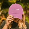 thumbnail image 1 of Gorra de béisbol ajustable clásica baja con estampado sin estructura para hombre y mujer, 1 of 5