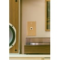 thumbnail image 5 of WIRESTER 1-Port Wall Plate for Keystone Jacks Modular Inserts Ethernet Cable, Bamboo Wood Texture, 5 of 6