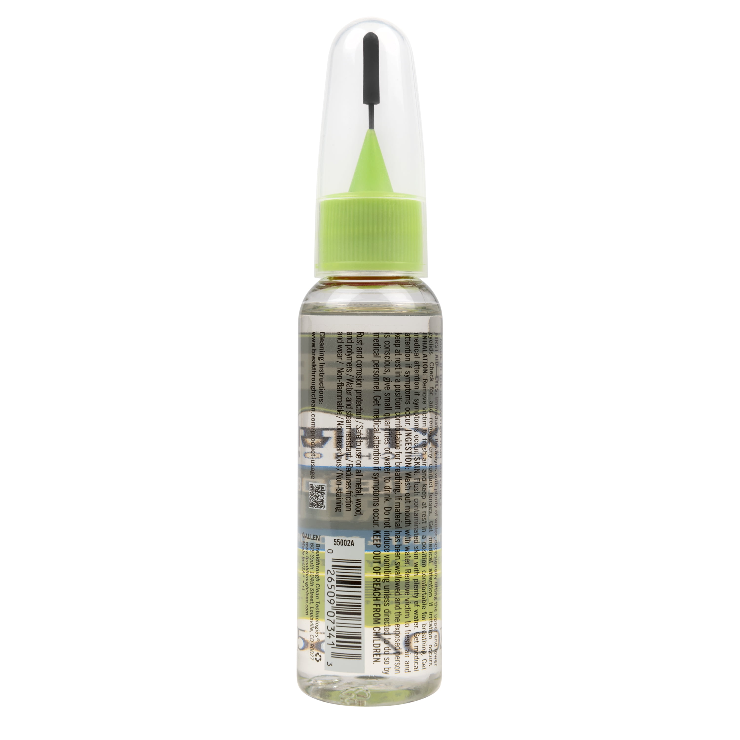 Breakthrough Clean Technologies® Battle Born High-Purity Pro Liquid Gun Oil, 1.8oz Bottle, Clear, 55002A, Needle Tip