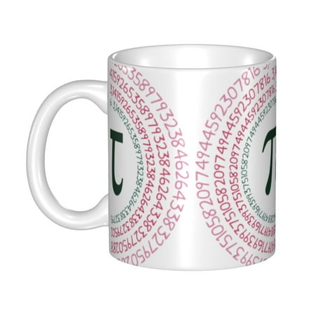 

Ceramic Mug Funny Coffee Milk Tea Mug Cup pi Symbol Cup
