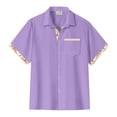 thumbnail image 5 of Hawaiian Shirt For Men, Men's Vintage Button Down Bowling Shirts Short Sleeve Summer Beach Shirt M, 5 of 5