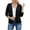 A-01 Black, variant on HOWCOME Women's 3/4 Sleeve Open Front Cropped Cardigan Sweater Elegant Shrugs(Black,L)