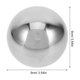 thumbnail image 4 of Cerca de acero inoxidable post tapa jardín de jardín decorativo finos de barandilla de barandilla, 4 of 7