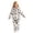 B-White166, variant on JAJAHO Girls Flannel Fluffy Pajama Cute Print Long Sleeve Button Down Sleepwear 2 Piece Pjs For Kids 18M-13Y