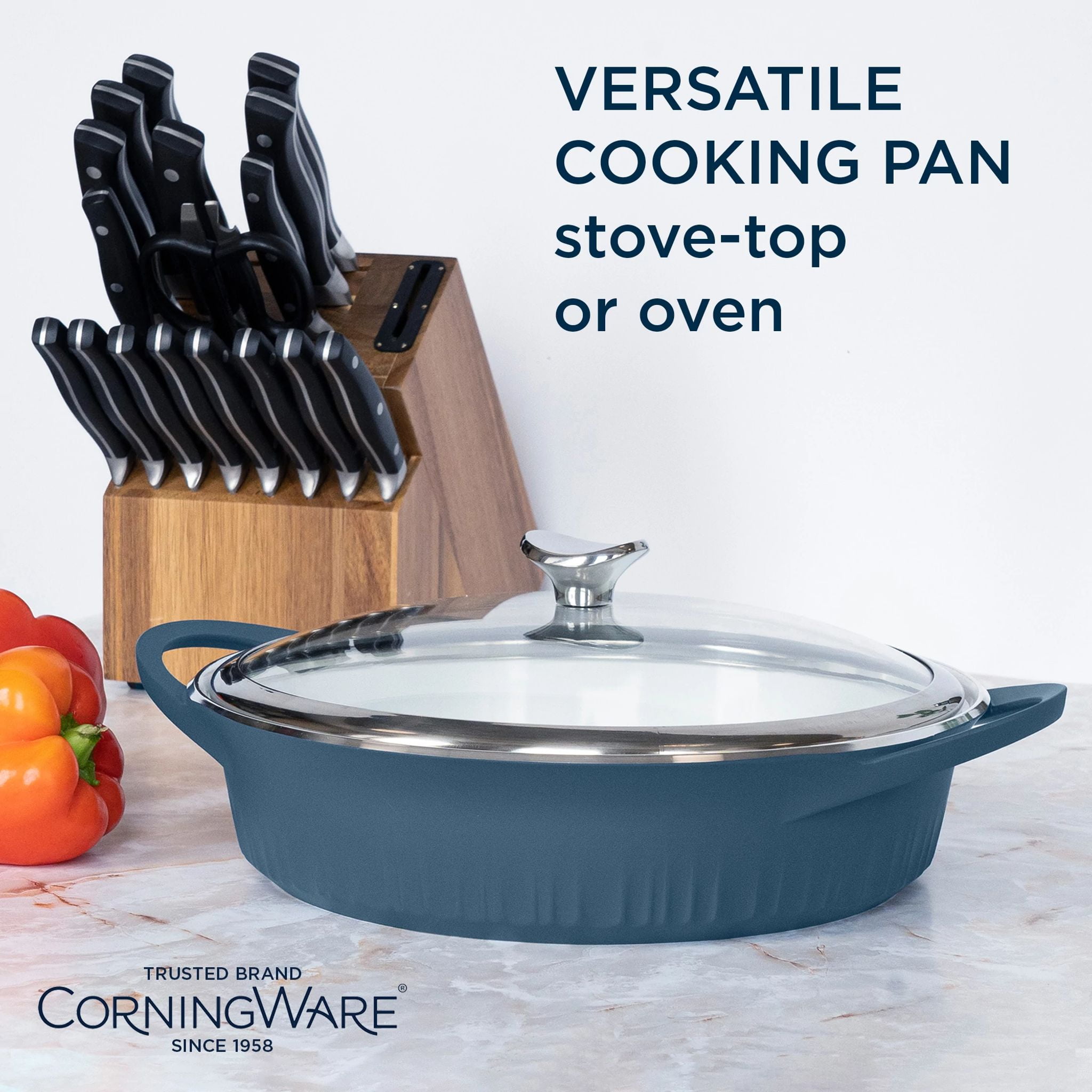 Corningware 5.5-Quart Dutch Oven Pot