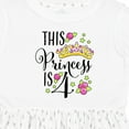thumbnail image 4 of Inktastic This Princess is Four 4th Birthday Girls Toddler Dress, 4 of 5