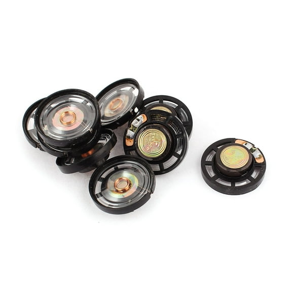 0.25W 29mm Diameter 8 Ohm Internal Magnet Speaker Loudspeaker 10Pcs